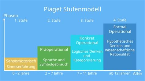 Piagets Theorie der kognitiven Entwicklung .